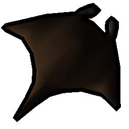 Blighted manta ray