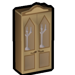 Oak cabinet