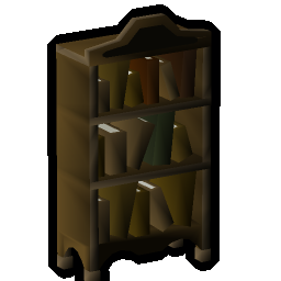 Teak bookcase