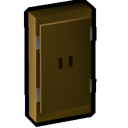 Wooden wardrobe