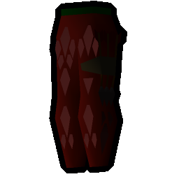 Red d'hide chaps