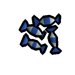 Blue candy