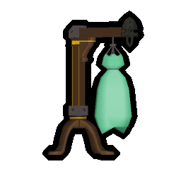 Ornate undead combat dummy