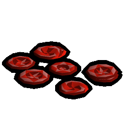 Red fireflies