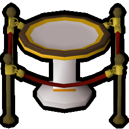 Ornate trophy pedestal