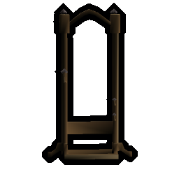 Oak outfit stand