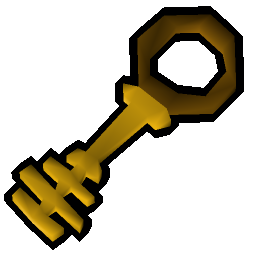 Gold key brown