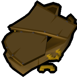 Broken coffin
