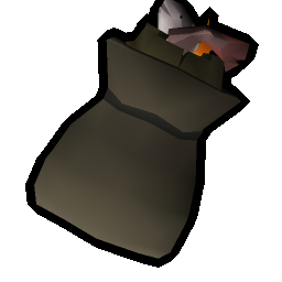 Open fish sack barrel
