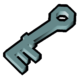 Bluish key