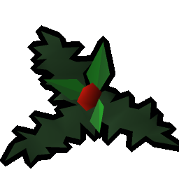 Festive holly