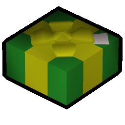 Secret santa present (green)
