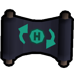 Shattered teleport scroll