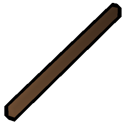 Wooden pole