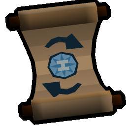 Speedy teleport scroll