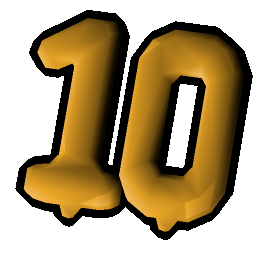 10th birthday balloons