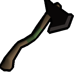 Black felling axe