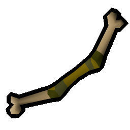 Bone shortbow
