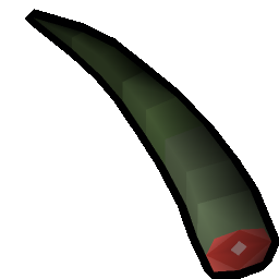 Moss lizard tail