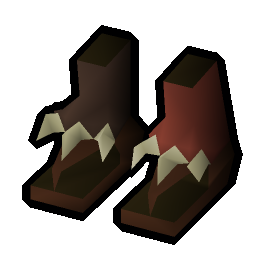 Mixed hide boots