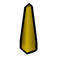 Golden candle