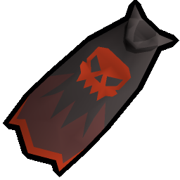Imbued Zamorak cape (Deadman)