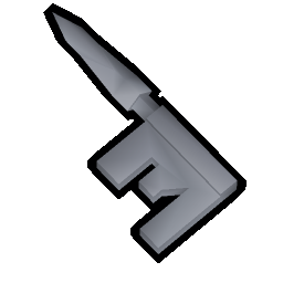 Tooth half of key