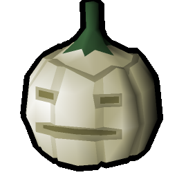 White pumpkin (depressed)