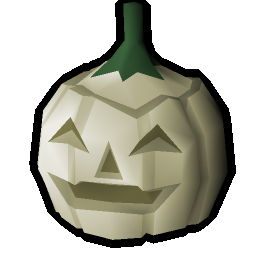White pumpkin (laughing)