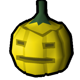 Yellow pumpkin (depressed)