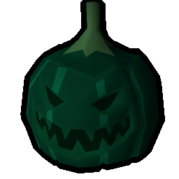 Dark green pumpkin (evil)