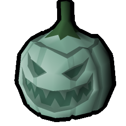 Powder grey pumpkin (evil)