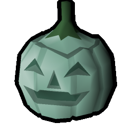 Powder grey pumpkin (laughing)
