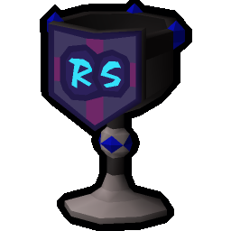 Raging echoes steel trophy
