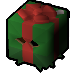 Present box hat
