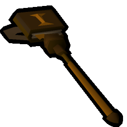Bronze staff of collection