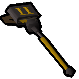 Iron staff of collection