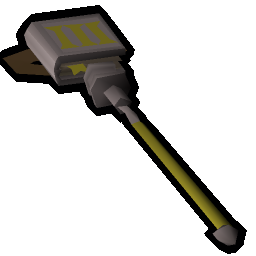 Steel staff of collection