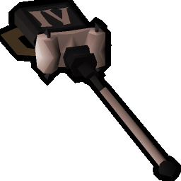 Black staff of collection