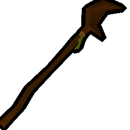 Redwood hiking staff