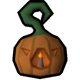 Spooky pumpkin lantern