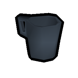 Tin cup
