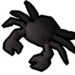Burnt rainbow crab meat