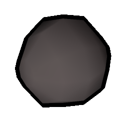 Iron cannonball