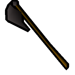 Iron halberd