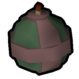 Adamant incendiary cannonball