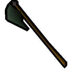 Adamant halberd