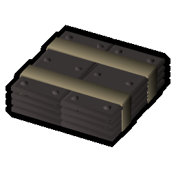 Large iron keel parts