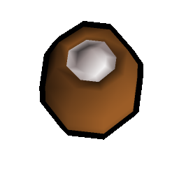 Pot of quicklime