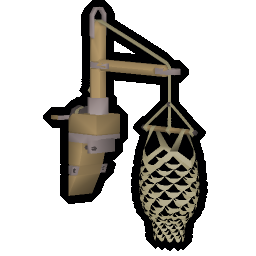 Rope trawling net